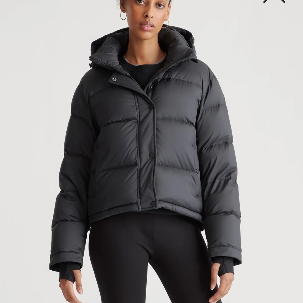 NEW Responsible Down Cropped Puffer Jacket